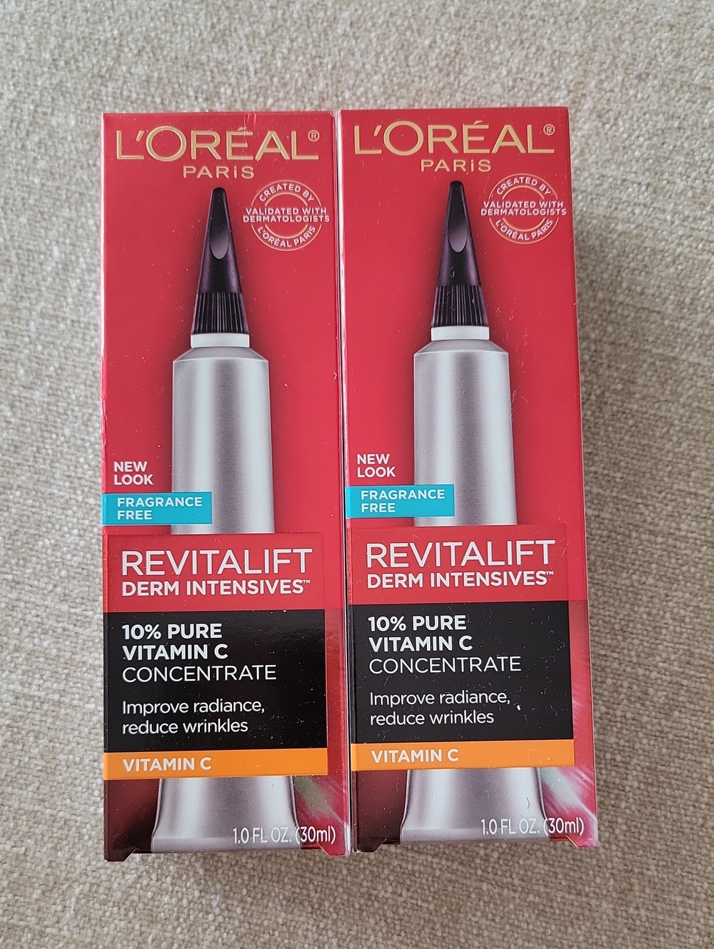 TWO Loreal Paris Revitalift Derm Intensives